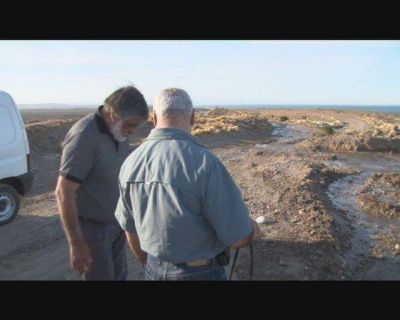 El intendente C�rdoba recorri� la zona donde se rompi� el acueducto