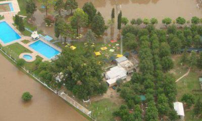 Apertura de v�lvulas en diques inunda ciudades aleda�as a Villa Mar�a