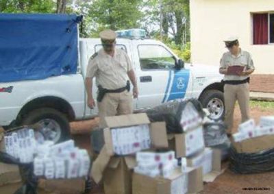 Incautaron 10 mil cigarrillos en Eldorado y Puerto Iguaz�