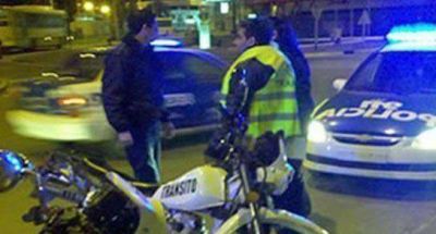 Operativo de control por el partido