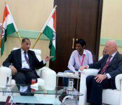 Bonfatti se reuni� con su par del Estado de Andhra Pradesh