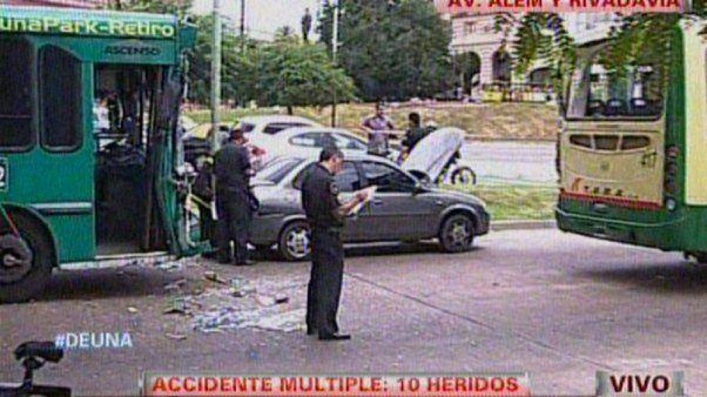 Un m�ltiple choque dej� 16 heridos en Monserrat