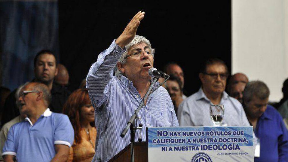 Moyano, sobre las paritarias: "A m� no me va a fijar el techo de aumento Cal� ni nadie"