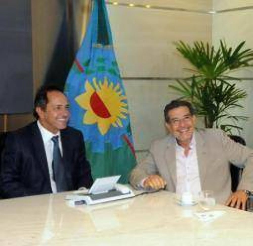 Beder mantuvo un encuentro netamente pol�tico con Scioli