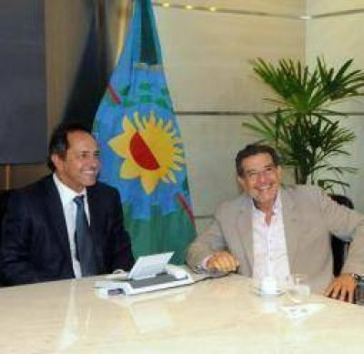 Beder mantuvo un encuentro netamente pol�tico con Scioli