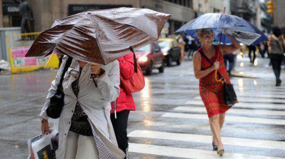 Rige un alerta por tormentas fuertes para la Capital y el Conurbano bonaerense