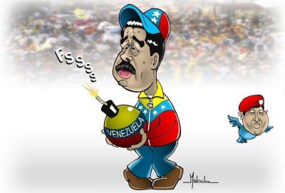Cheppi el privilegiado testigo que hace gimnasia con Maduro