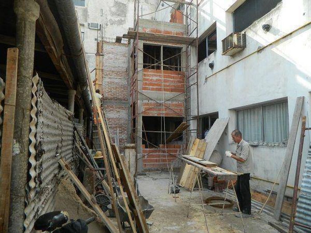 Avanzan las obras de reparaci�n del Palacio Municipal