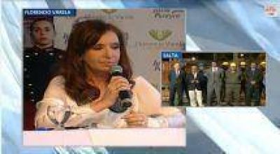 Cristina Kirchner: �Salta, los felicito porque han cumplido con la palabra�