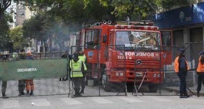 Sigue la asistencia a v�ctimas de calle Salta