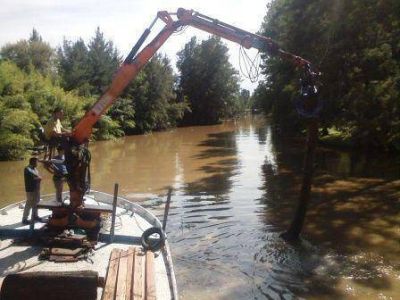 Realizan trabajos para mejorar la navegaci�n en el Delta 