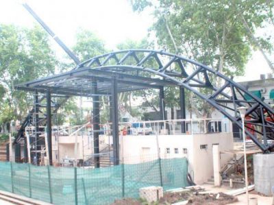Contin�an las obras del Anfiteatro a una semana para el Festival de Tango