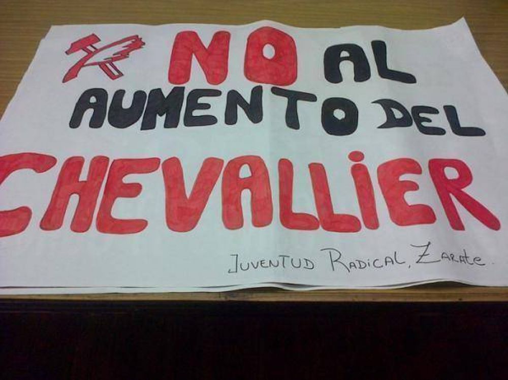 La Juventud Radical por el boleto