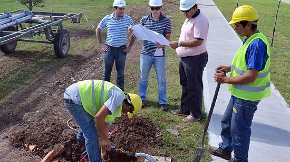 Comenzaron las obras de Iluminaci�n en el Parque Avellaneda