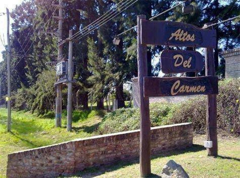 Robaron en el barrio privado Altos del Carmen