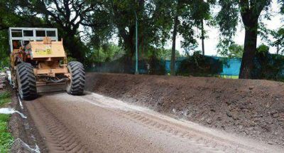 Pavimento flexible sobre calle Candioti