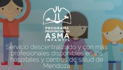 Mendoza lanz� una campa�a para la detecci�n y el tratamiento del asma en ni�os
