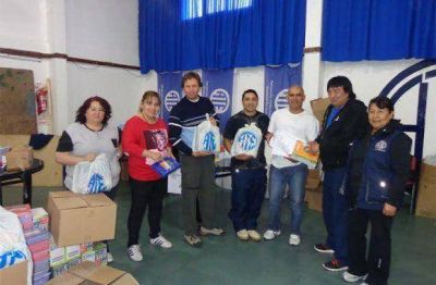 ATE entrega �tiles escolares para los hijos de los afiliados