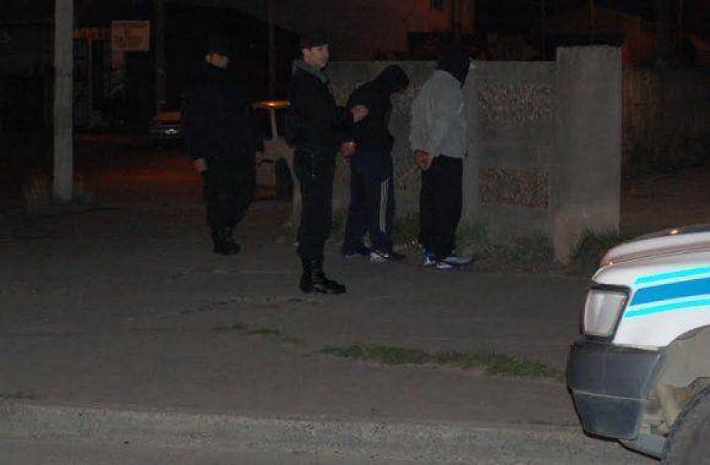 Menores detenidos durante el fin de semana