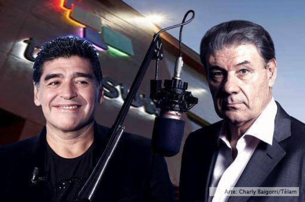 Diego, a la TV: Maradona comentar� el Mundial con V�ctor Hugo Morales