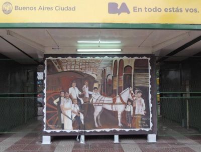 Nuevos murales en la Plaza Primera Junta