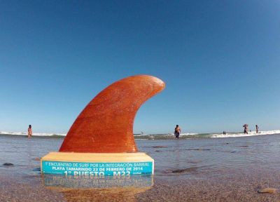 Se realiz� el primer �Encuentro de  surf por la Integraci�n barrial�