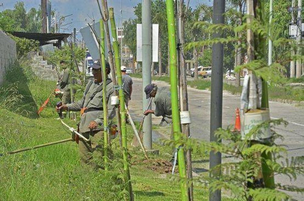 El Municipio realiza operativos de limpieza en el barrio San Jorge