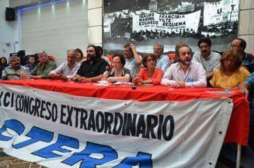 Ctera convoca a un paro el 5 y 6 de marzo