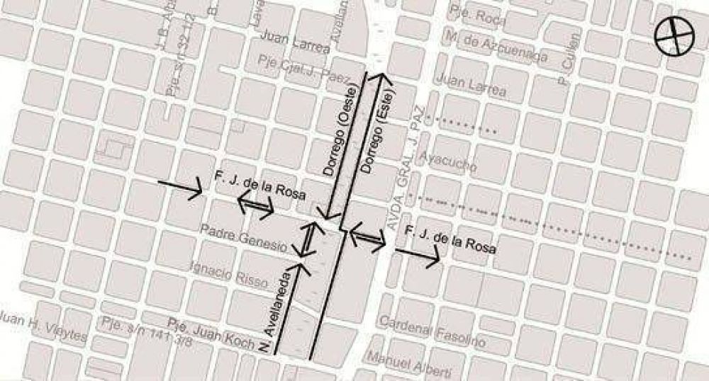Cambios de circulaci�n en Guadalupe