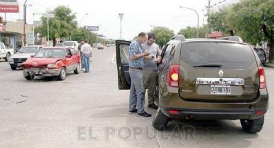 Chocaron dos veh�culos