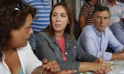 Mar�a Eugenia Vidal llega a Pilar acompa�ada por Macri