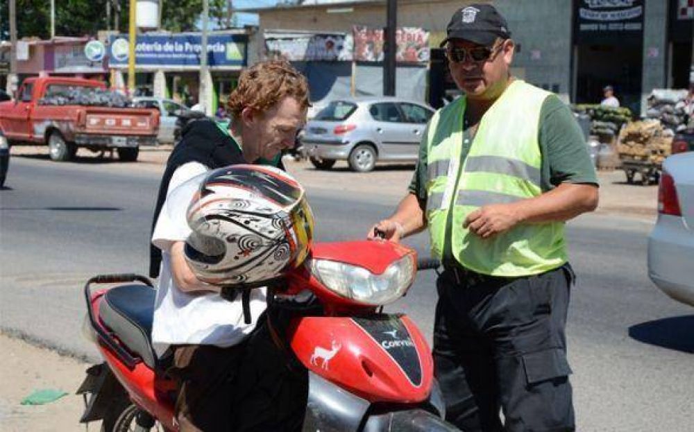 Detectan que el 30% de los motociclistas no usa casco