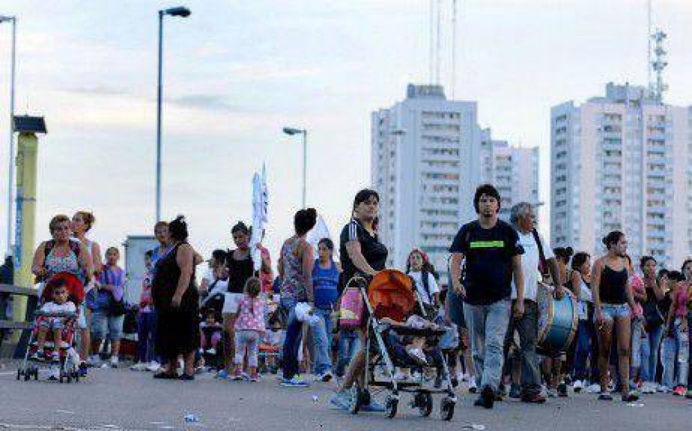 Protesta paraliz� el centro por cinco horas
