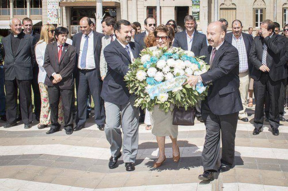 Inza encabez� el acto por el aniversario del nacimiento del General Jos� de San Mart�n