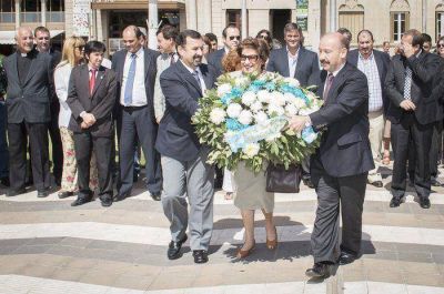Inza encabez� el acto por el aniversario del nacimiento del General Jos� de San Mart�n