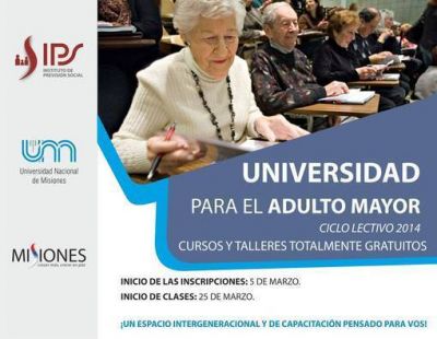 Por tercer a�o consecutivo el IPS y la UNaM junto a los adultos mayores