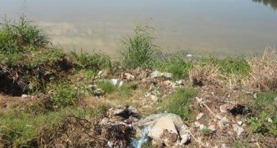 Basura en lagunas facultativas de desag�es