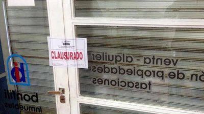 Clausuran 9 comercios por falta de habilitaci�n