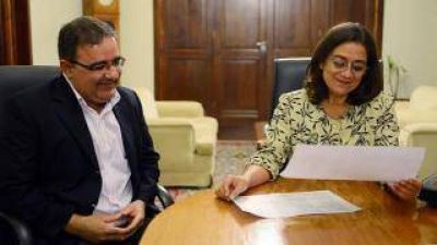 Lucia recibi� a Jalil y Avila
