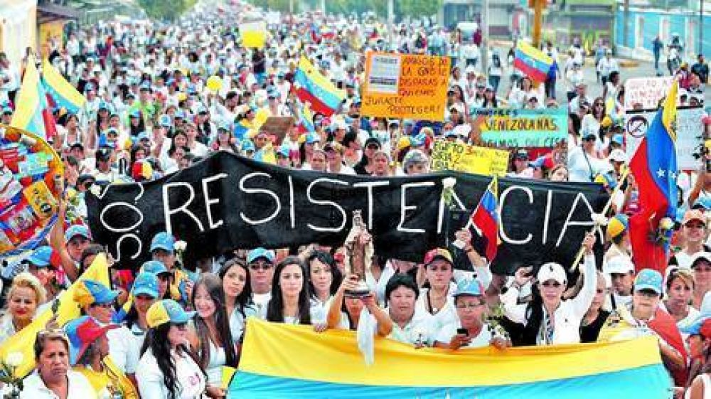 Portazo de la oposici�n a la oferta de di�logo de Maduro