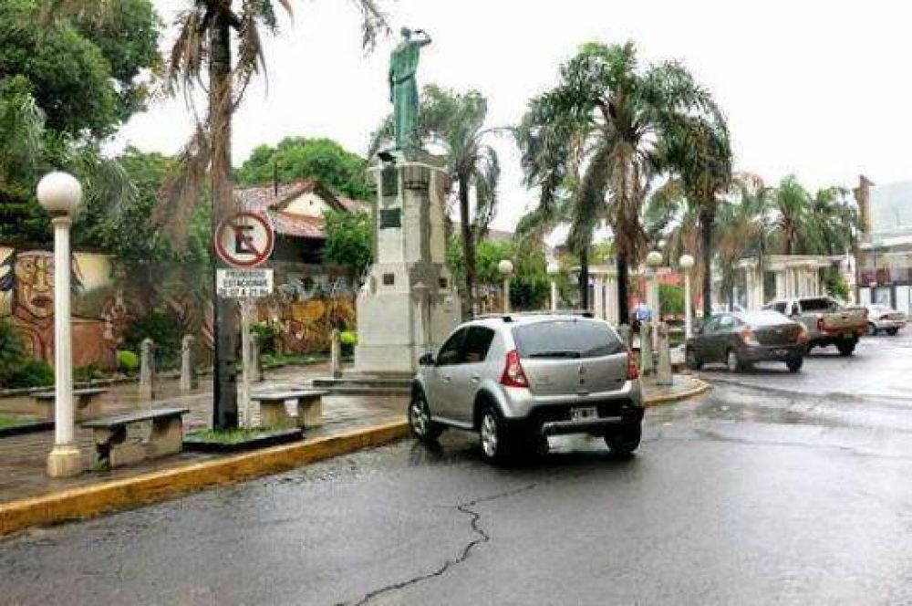 V�a libre en las calles c�ntricas pese a las se�ales y normas de tr�nsito