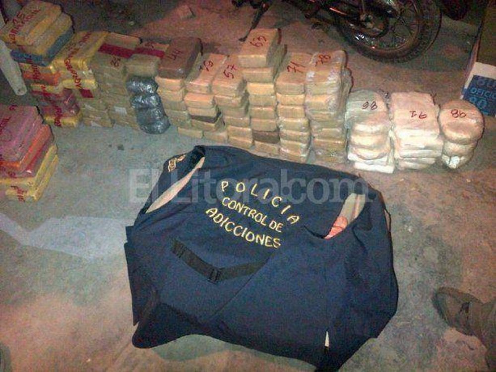 Millonario golpe al narcotr�fico: m�s de 100 kilos de coca�na en el norte provincial