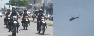 Por tierra y por aire: la Polic�a reforzar� patrullajes en barrios