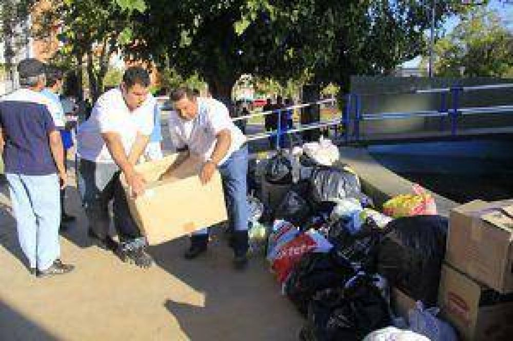 Sanjuaninos solidarios por los evacuados