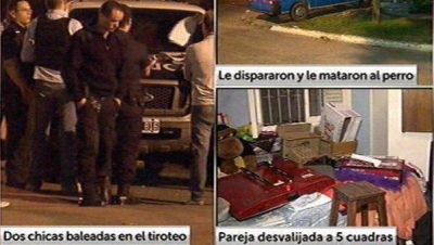 Quilmes: 3 robos en 5 cuadras, con rehenes y un perro muerto