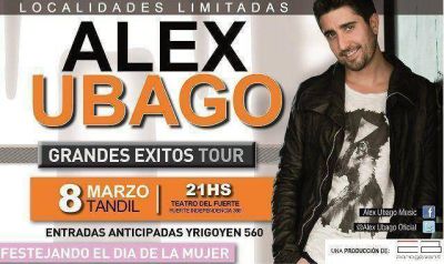 Alex Ubago habl� de su show en Tandil