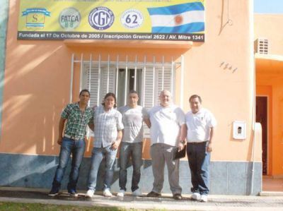 El sindicato cervecero Isenbeck entreg� �tiles en su nueva sede