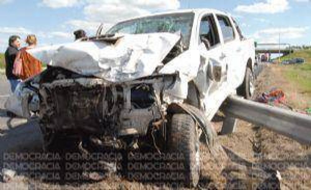 Once personas resultaron heridas en un choque en el cruce de las rutas 7 y 188