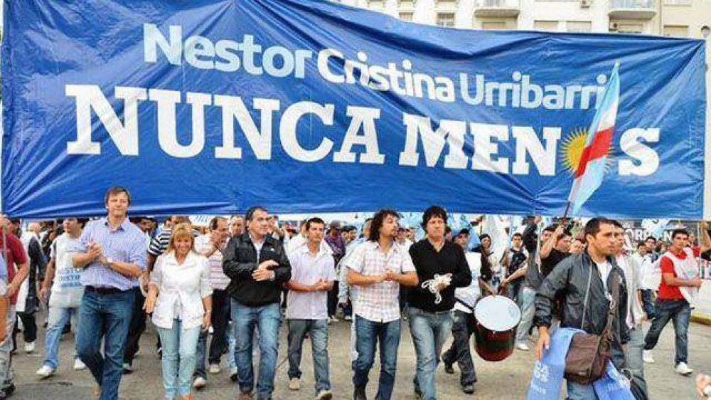 Los que hacen notar su apoyo a Urribarri presidente frente a Cristina	 