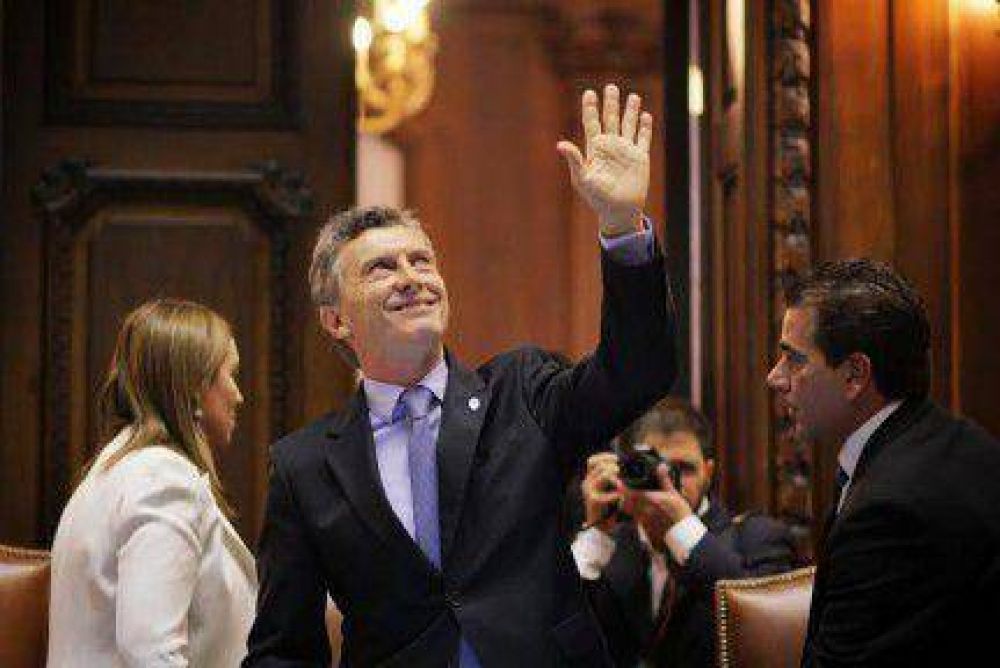 Apertura de sesiones: Macri reafirm� su sue�o presidencial